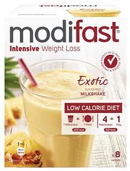 Foto van Modifast intensive weight loss milkshake exotic