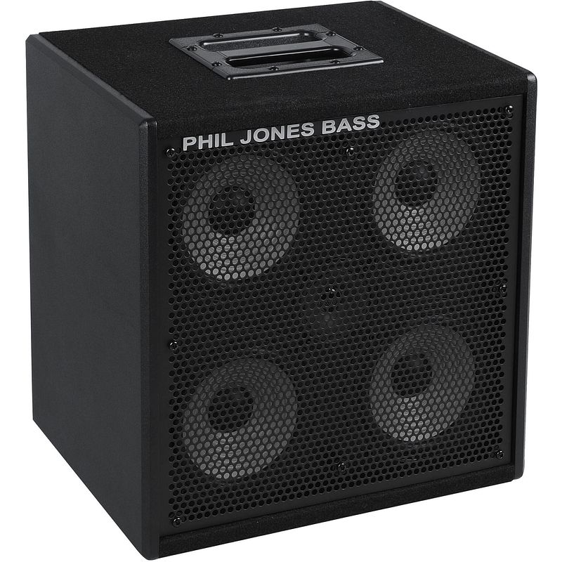 Foto van Phil jones bass cab-47 bascabinet 4x7 inch 300 watt - zwart