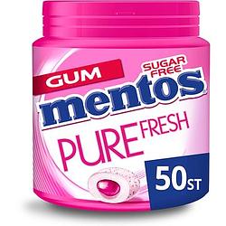 Foto van Mentos bubble fresh kauwgom fruit suikervrij pot 50 stuks pure fresh bij jumbo