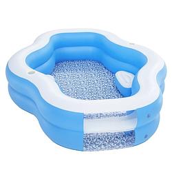 Foto van Bestway zwembad splashview 270x198x51 cm blauw en wit