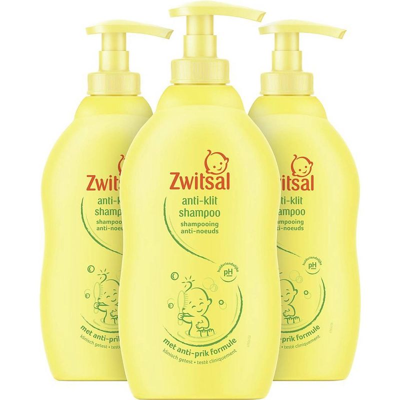 Foto van Baby shampoo - met pompje - 4x 400ml