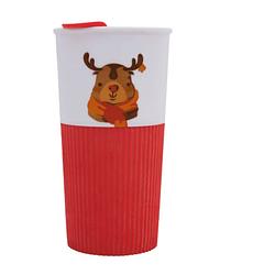 Foto van Biggdesign reisbeker - travel mug - kerst cadeau - 450 ml - koffiebeker - koffie to go beker