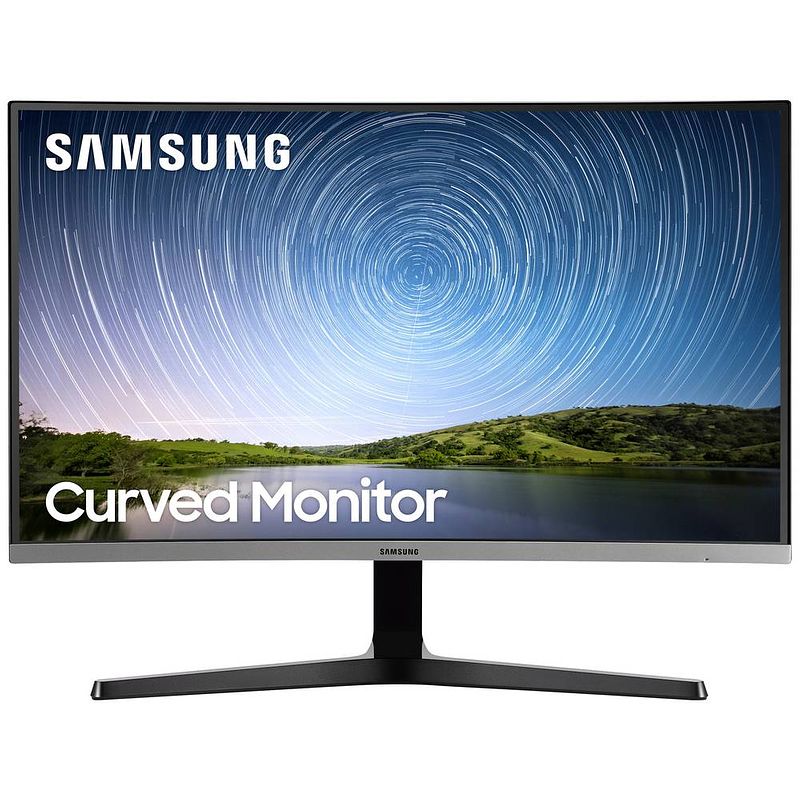 Foto van Samsung c27r502fhr curved led-monitor 68.6 cm (27 inch) energielabel f (a - g) 1920 x 1080 pixel full hd 4 ms hdmi, vga, hoofdtelefoon (3.5 mm jackplug) va led