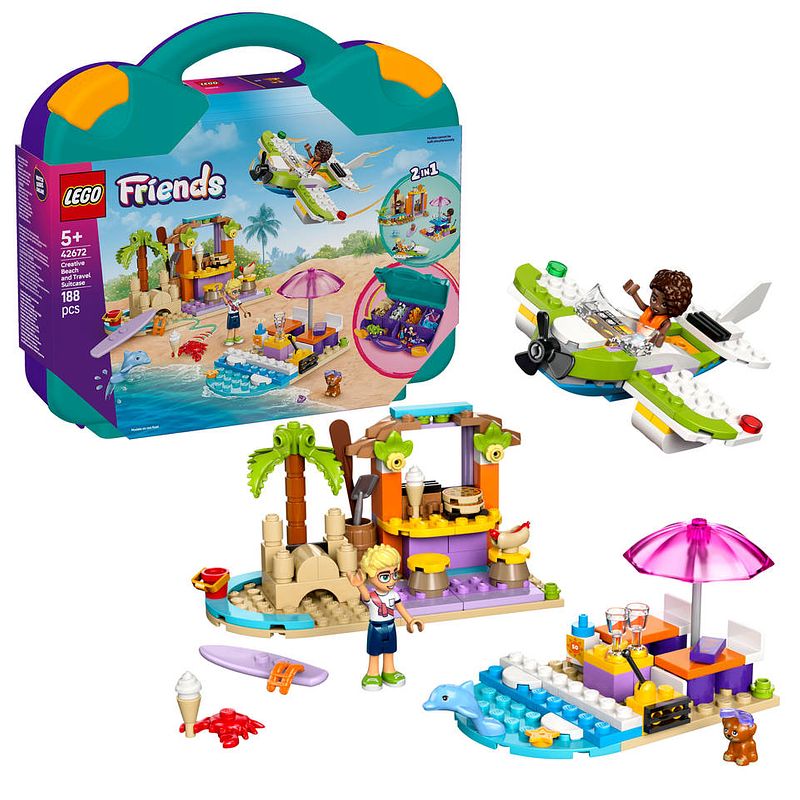 Foto van Lego friends creatieve strandkoffer 42672