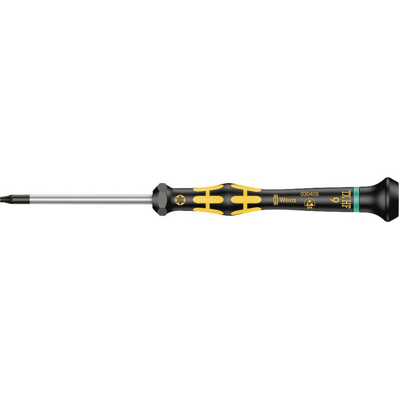 Foto van Wera 1567 esd micro torx-schroevendraaier grootte t 9 koplengte: 40 mm