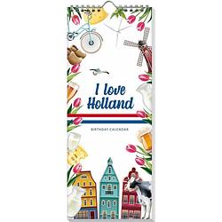 Foto van I love holland - verjaardagskalender - 13 x 33 cm