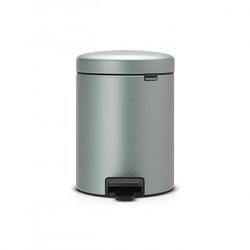 Foto van Brabantia newicon pedaalemmer 5 liter met kunststof binnenemmer - metallic mint