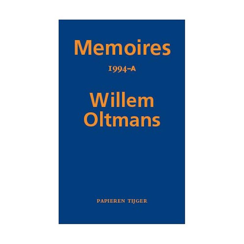 Foto van Memoires 1994-a - memoires willem oltmans