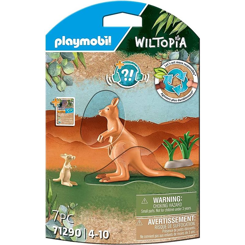 Foto van Playmobil wiltopia wiltopia - kangaroo with joey