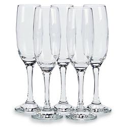 Foto van Pasabahce prosecco/champagneglazen - glas - set 30x stuks - 210 ml - champagneglazen