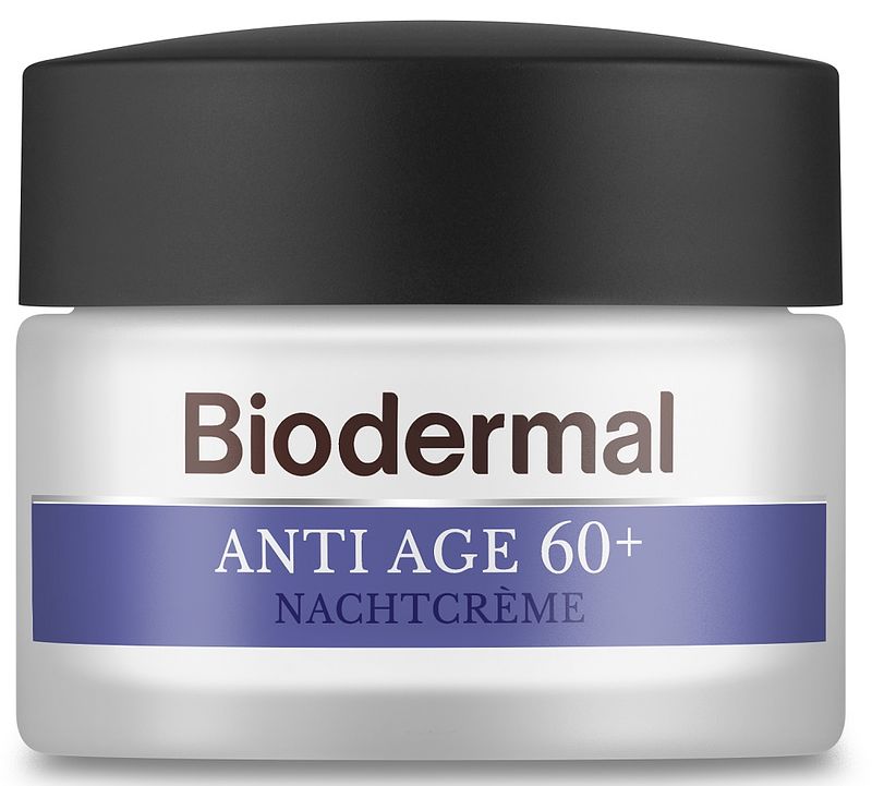 Foto van Biodermal anti age nachtcrème 60+