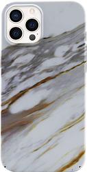 Foto van Bluebuilt white golden grey marble hard case apple iphone 12 pro max back cover