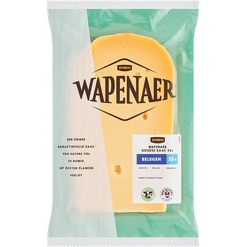 Foto van Wapenaer goudse kaas 35+ belegen ca. 200 g bij jumbo