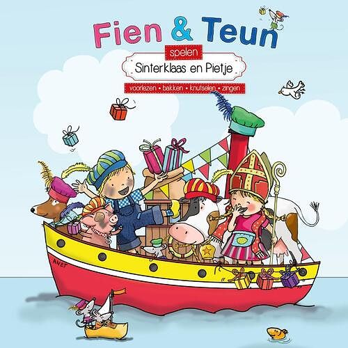 Foto van Fien & teun spelen sinterklaas en pietje - van hoorne - hardcover (9789492901705)