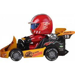 Foto van Lg-imports go-kart 15,5 x 13 x 21,5 cm rood/geel