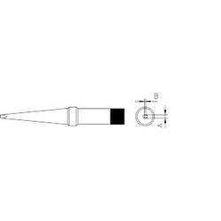 Foto van Weller 4ptl6-1 soldeerpunt langwerpig grootte soldeerpunt 2 mm inhoud: 1 stuk(s)