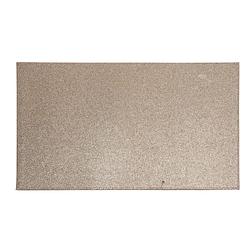 Foto van 4x diner/kerstdiner placemats bruin/goud met glitter 44 x 29 cm - placemats