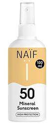 Foto van Naif minerale zonnebrand spray spf50