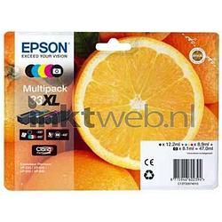 Foto van Epson 33xl multipack zwart en kleur cartridge