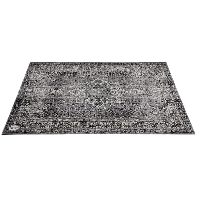 Foto van Drumnbase vp185-gry vintage persian grey drum/stage mat 185 x 160 cm