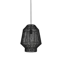 Foto van Light & living - hanglamp vitora - 30x30x38 - zwart