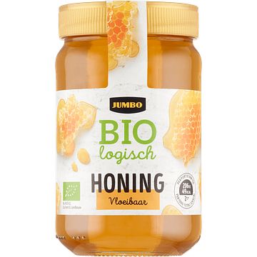 Foto van Jumbo biologische bloemen honing vloeibaar 350g