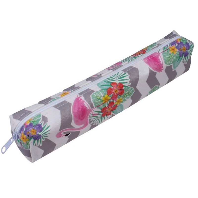 Foto van Tesoro etui flamingo junior 19 x 4 x 3 cm polyester