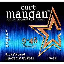 Foto van Curt mangan nickel wound 9-46 snarenset voor elektrische gitaar