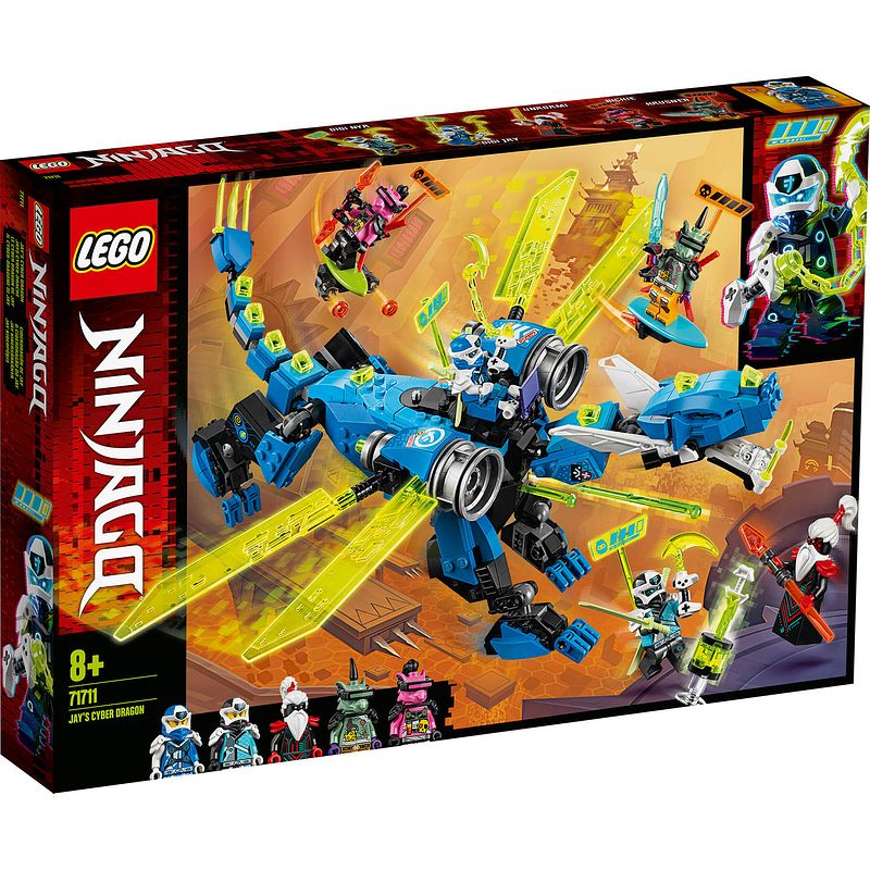 Foto van Lego ninjago jay's cyberdraak 71711