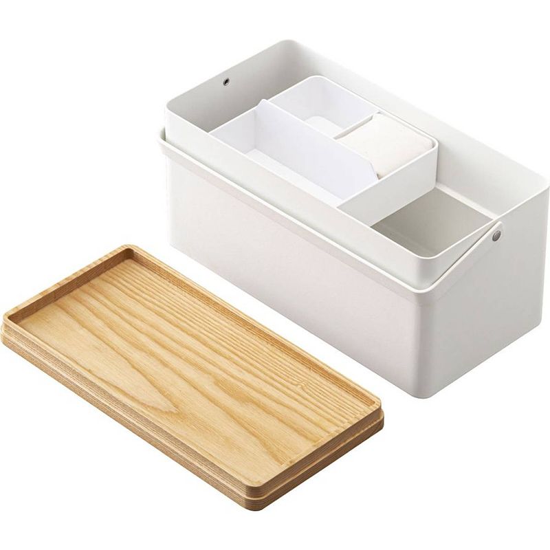 Foto van Yamazaki sewing box - tower - white