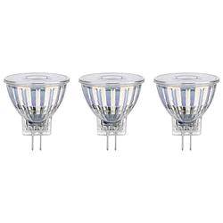 Foto van Paulmann 29140 led-lamp energielabel f (a - g) gu4 4.2 w warmwit (ø x h) 35 mm x 38 mm 3 stuk(s)