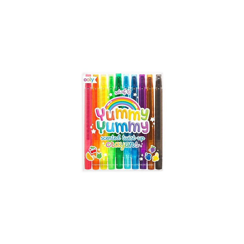 Foto van Ooly - yummy yummy scented twist up crayons