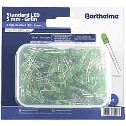 Foto van Barthelme led-assortiment groen rond 5 mm 120 mcd 35 ° 20 ma 3 v