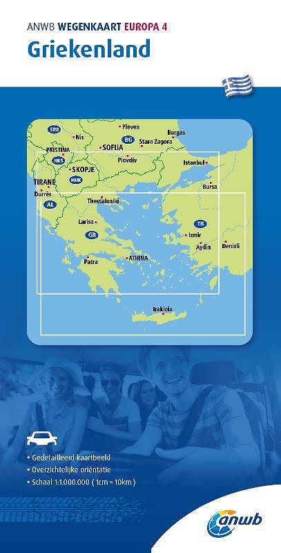 Foto van Anwb*wegenkaart europa 4. griekenland - paperback (9789018048280)