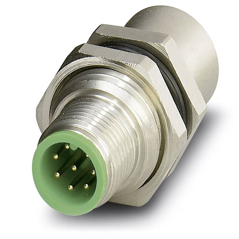 Foto van Phoenix contact 1551697 sensor/actuator steekconnector m12 aantal polen: 8 adapter, inbouw 1 stuk(s)