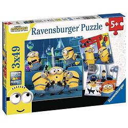 Foto van Ravensburger puzzels 3x49 p - grappige minions / minions 2