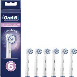 Foto van Oral-b sensitive clean - met cleanmaximiser-technologie - opzetborstels - 6 stuks