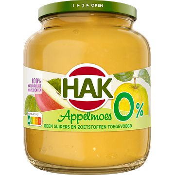 Foto van Hak appelmoes 0% 700g bij jumbo