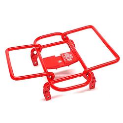Foto van Minoura bagagerek mini grid stuur 14 x 14 cm staal rood