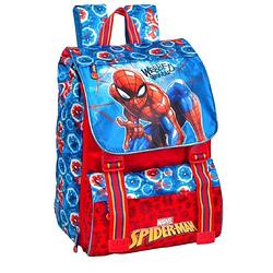 Foto van Disney rugzak spider-man jongens polyester 25 liter rood/blauw