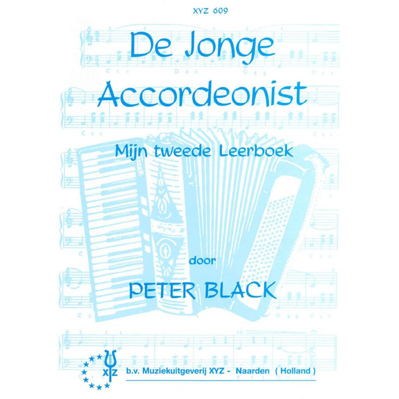 Foto van Xyz uitgeverij de jonge accordeonist deel 2 mijn tweede leerboek