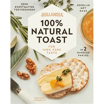 Foto van Hollandia 100% naturel toast 100g bij jumbo