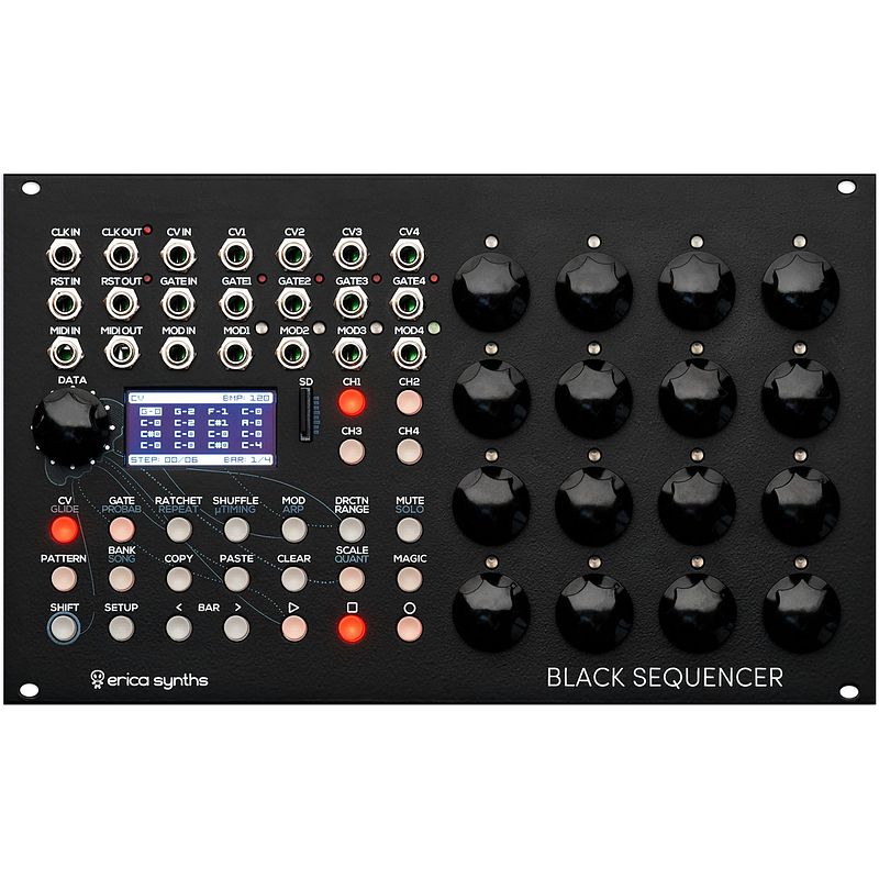 Foto van Erica synths black sequencer eurorack module