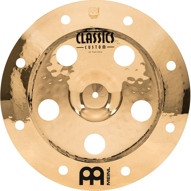 Foto van Meinl cc16trch-b classics custom trash 16 inch china bekken