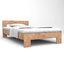 Foto van Vidaxl bedframe massief eikenhout 140x200 cm