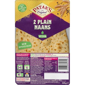 Foto van Patak's naan 2 x 110g bij jumbo