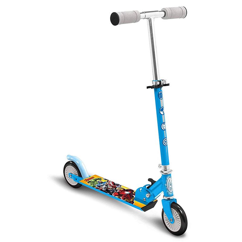 Foto van Marvel kinderstep avengers step junior voetrem blauw