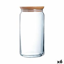Foto van Pot luminarc pav transparant glas (1,5 l) (6 stuks)