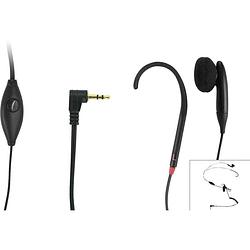 Foto van Geemarc clhook5 ear free headset kabel telefoon zwart volumeregeling