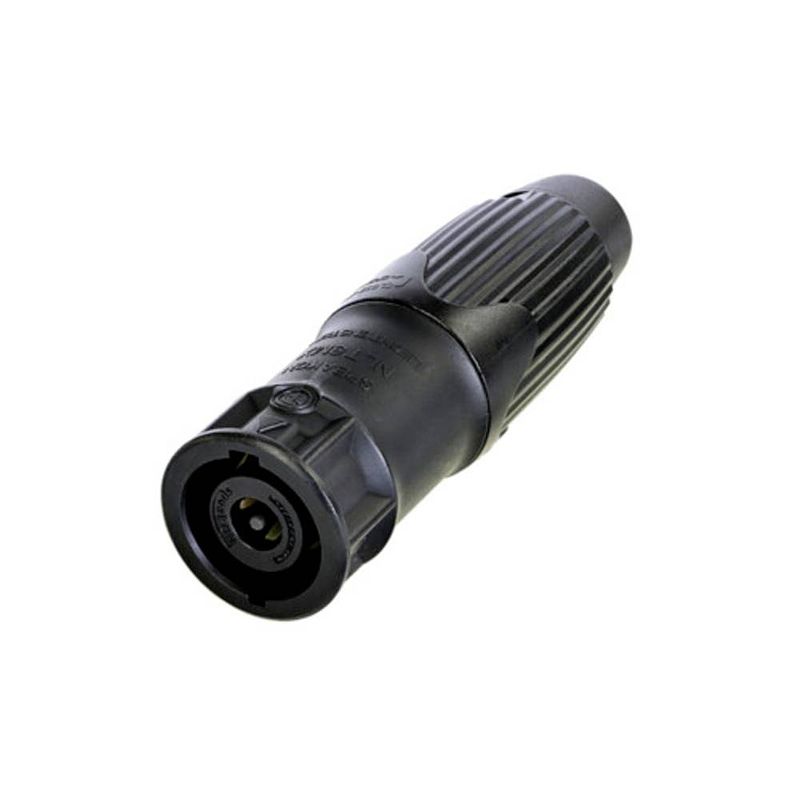 Foto van Neutrik nlt8mxx-bag luidsprekerconnector flensbus, contacten recht aantal polen: 8 zwart 1 stuk(s)